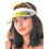 Rubies Adult yellow poker visor 1