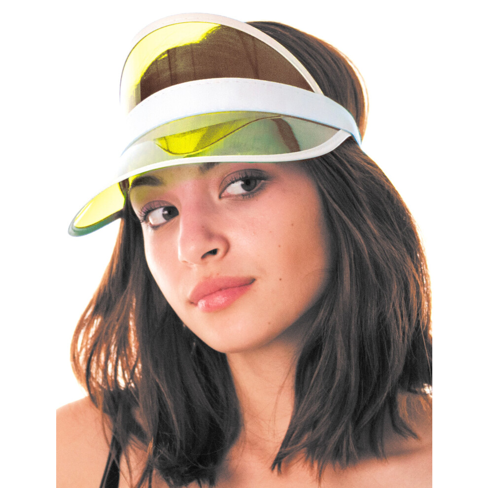 Rubies Adult Poker Visor Yellow