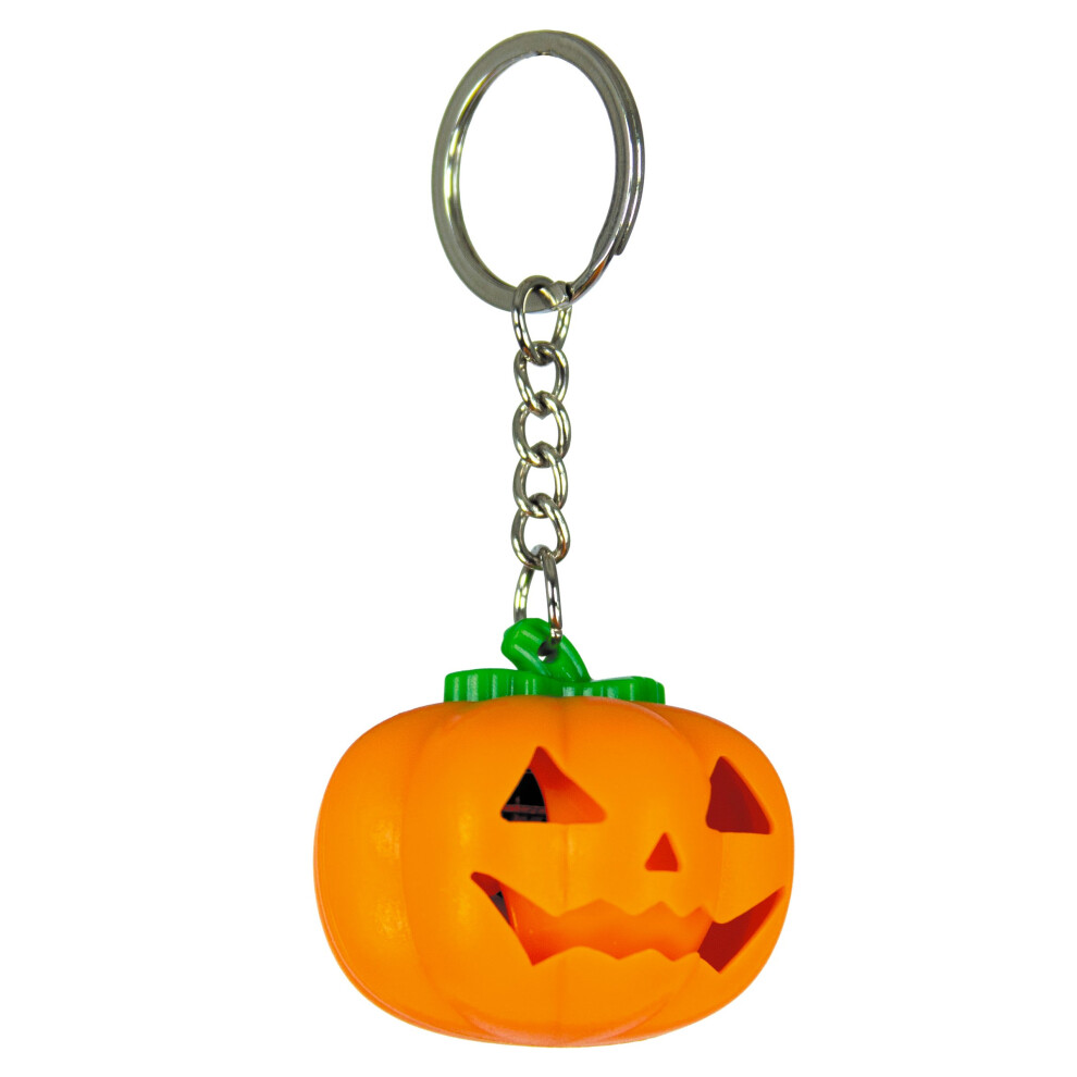 Rubies Luminous Pumpkin Keychain Orange