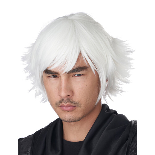 Rubies Adult White Short Cosplay Wig 1