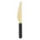 Rubies 8 Small black wooden knives 16 cm 1