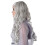 Rubies Long gray phosphorescent wig for women 2