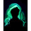 Rubies Long gray phosphorescent wig for children 4