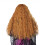 Rubies Long wavy red child's wig 4