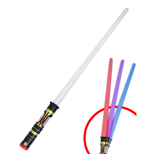 Rubies 3-in-1 80cm Retractable Light-Up Lightsaber