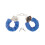 Rubies Adult blue fur handcuffs 1