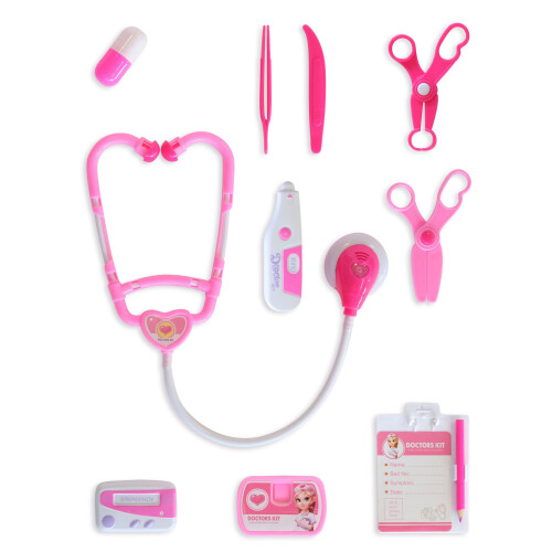 Rubies 10-piece pink doctor's kit
