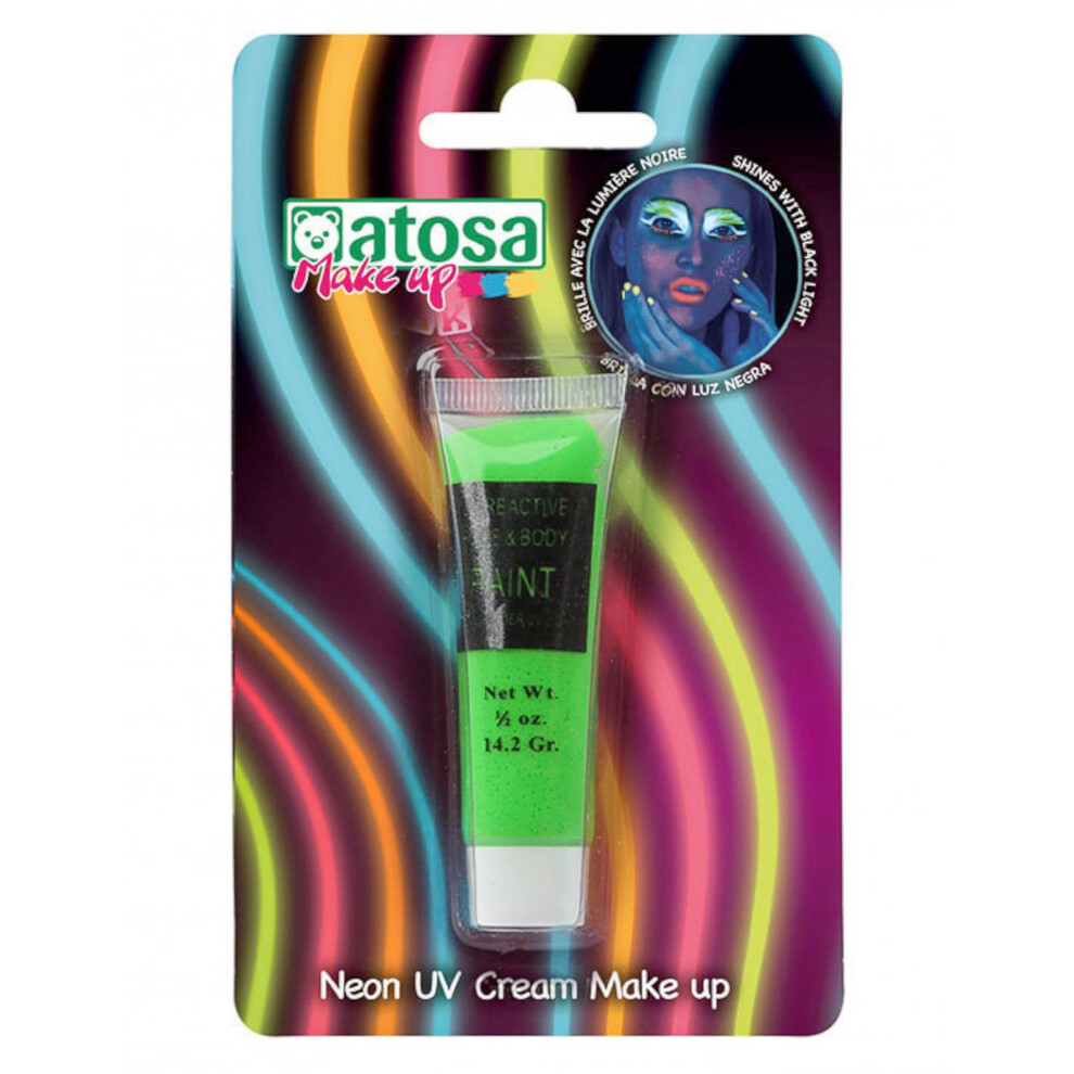 Rubies Uv Neon Makeup Tube Green