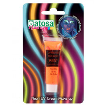 UV Orange Neon Makeup Tube