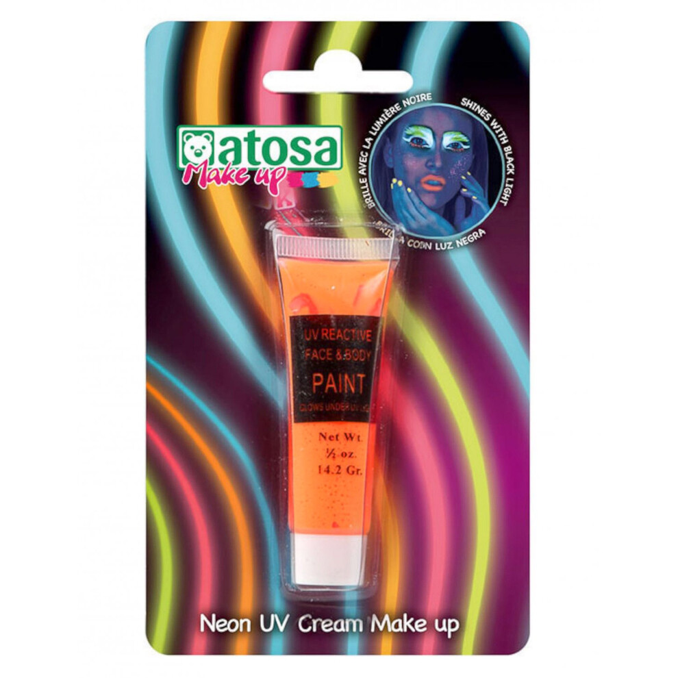 Rubies Uv Neon Makeup Tube Orange