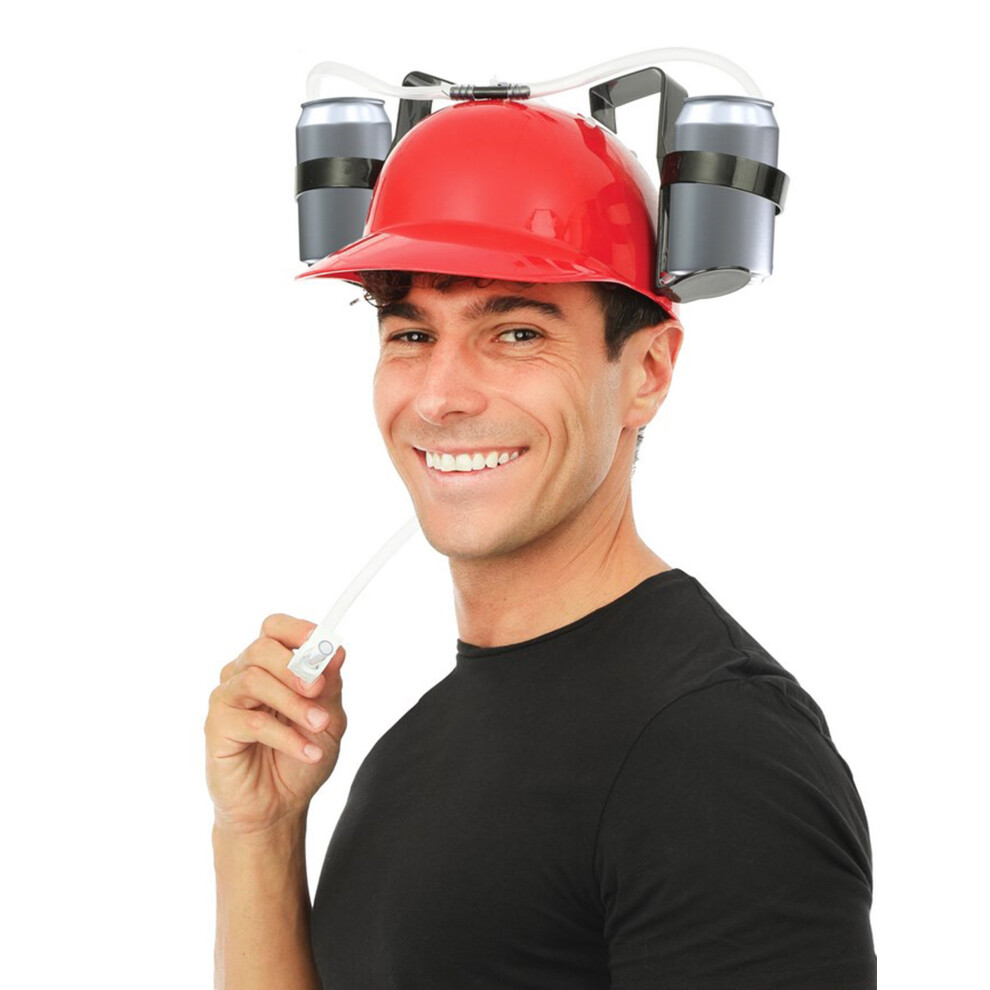 Rubies Adult Anti-Thirst Helmet Red