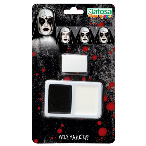 Rubies Black and white Halloween makeup palette