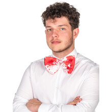 Adult Bloody White Bow Tie