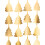 Rubies Golden fir tree glitter thread curtain 100 x 245 cm 4