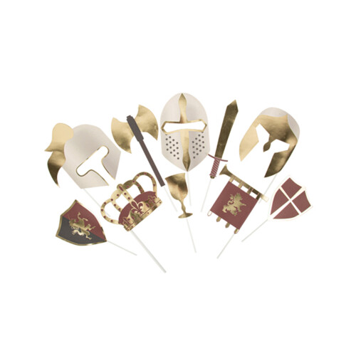 Rubies 10-piece knight photobooth kit