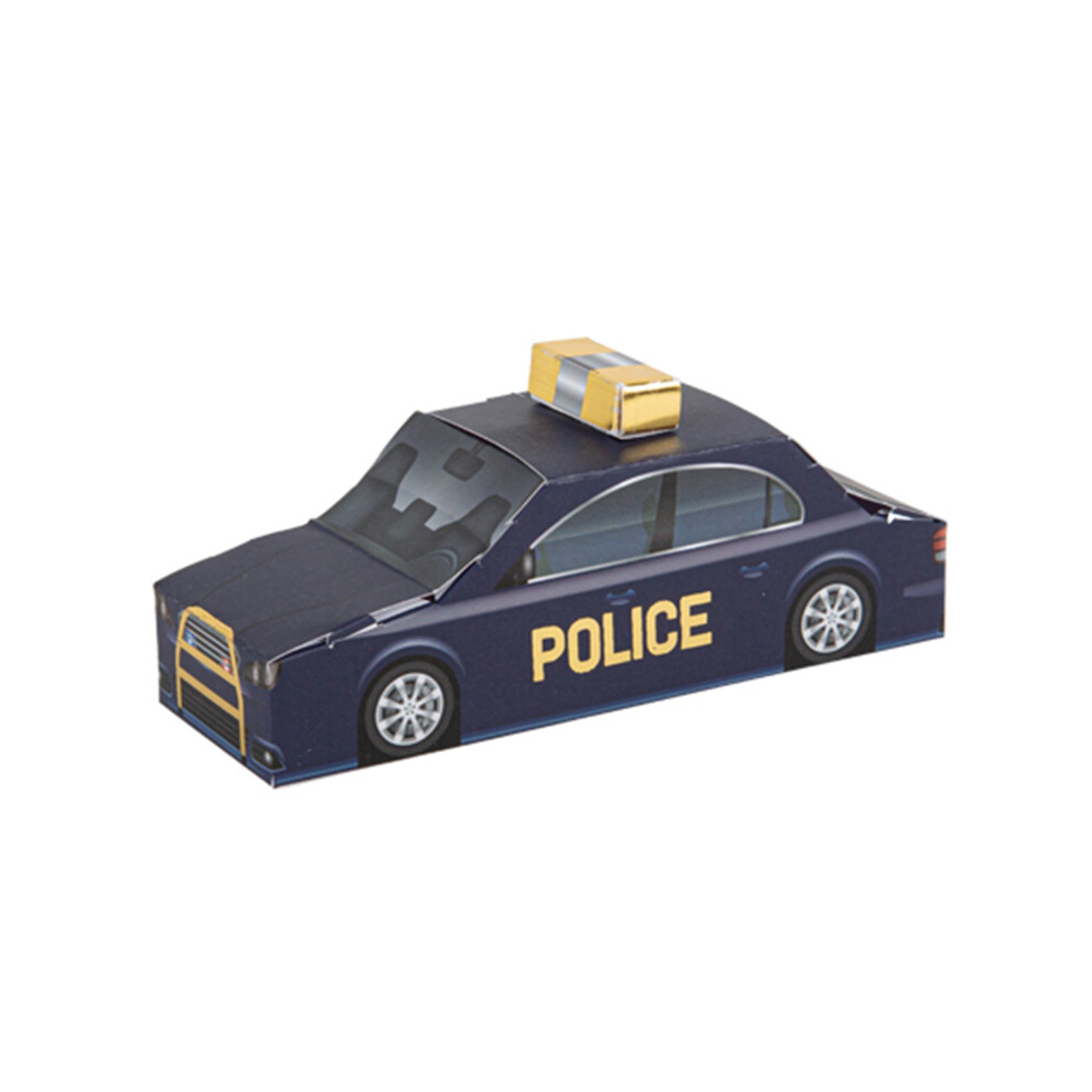 Rubies 8 Police Car Containers 15 X 5 X 5 Cm