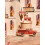 Rubies 12 Kraft and red firefighter straws 19.5 cm 2