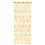 Rubies Golden fir tree glitter thread curtain 100 x 245 cm 1