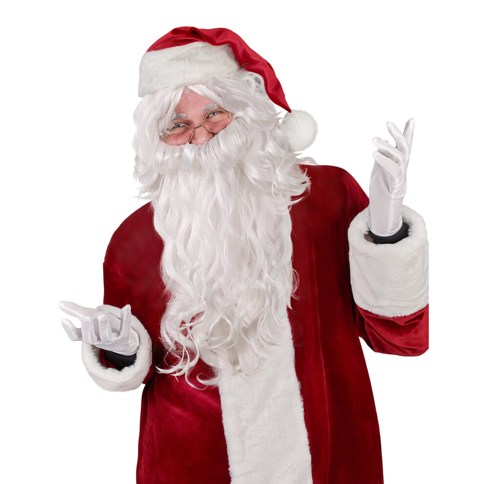 Rubies Adult Santa Wig And Beard White