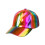 Rubies Adult iridescent multicolor cap 2