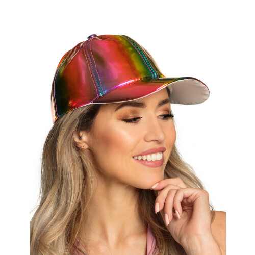 Rubies Adult iridescent multicolor cap
