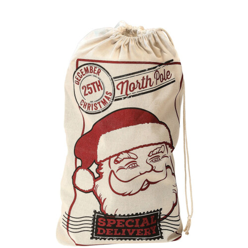 Rubies Jute Christmas sack 50 x 80 cm
