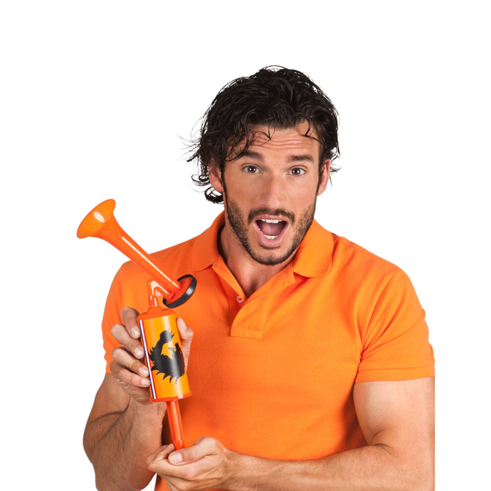 Rubies Netherlands Supporter Foghorn Orange/Yellow/Black
