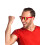Rubies Adult Belgium supporter glasses 4