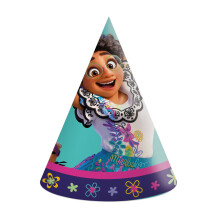 6 Encanto Cardboard Party Hats