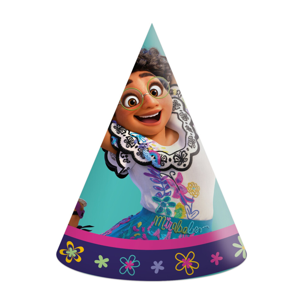 Rubies 6 Encanto Cardboard Party Hats