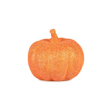 12.5cm Orange Glitter Pumpkin