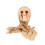 Rubies Luminous mummy head 50 cm 1
