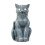 Rubies Black cat with bright eyes, sound and light 30 cm 1