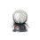 Rubies Crystal ball with light and sound 19 x 13 cm 2