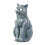 Rubies Black cat with bright eyes, sound and light 30 cm 2