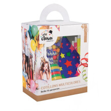 Multicolored party favor kit for 10 people