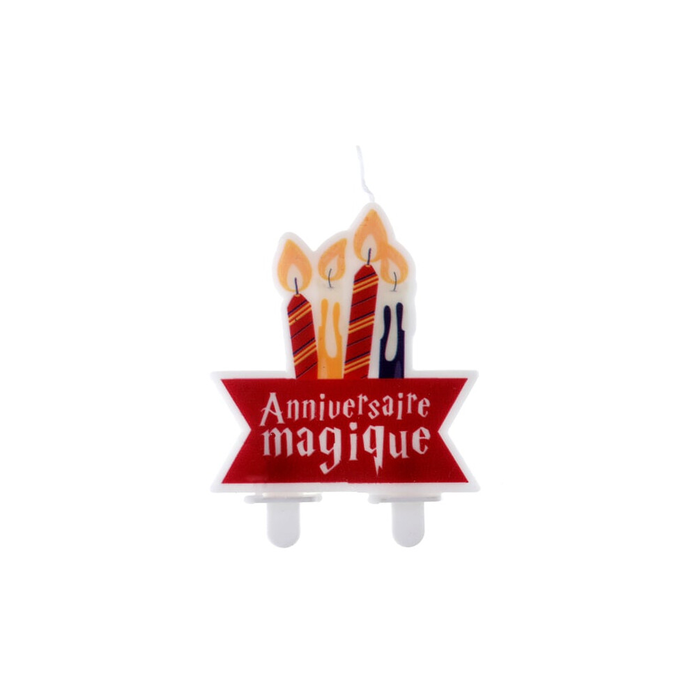 Rubies Wizard Birthday Candle 6.5 X 7 Cm Red/Yellow/Blue
