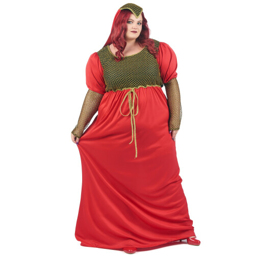 Rubies Plus size red medieval costume for women 2