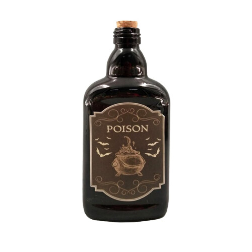 Rubies Black poison bottle 19 cm