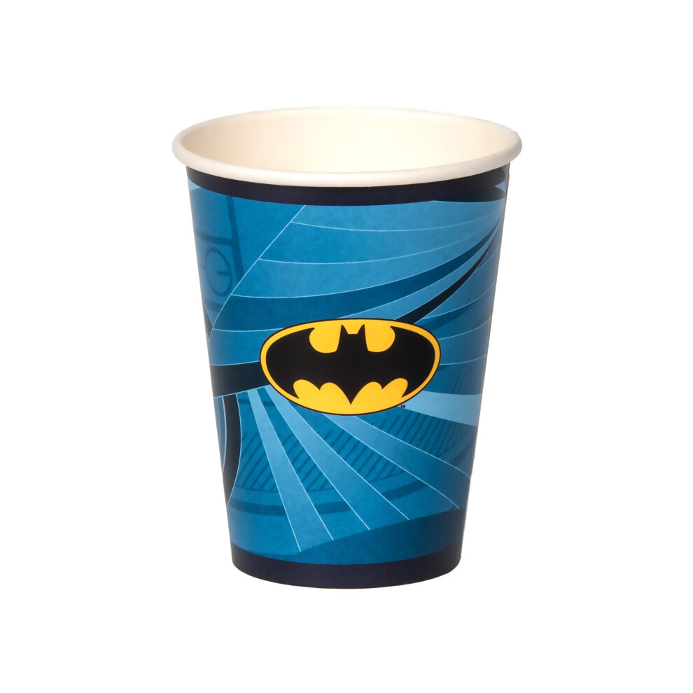 Rubies 8 Batman 210 Ml Cardboard Cups