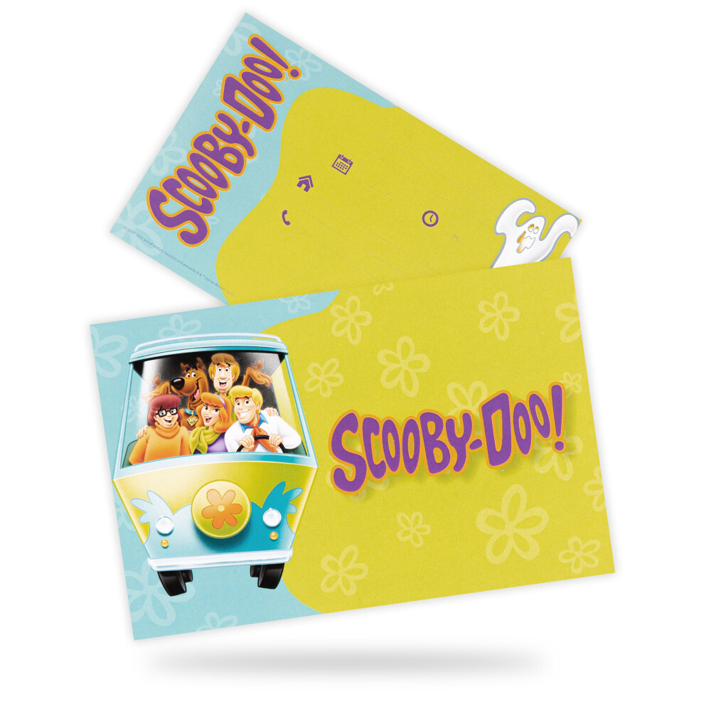 Rubies 8 Scooby-Doo Invitation Cards With Envelopes 10X16cm