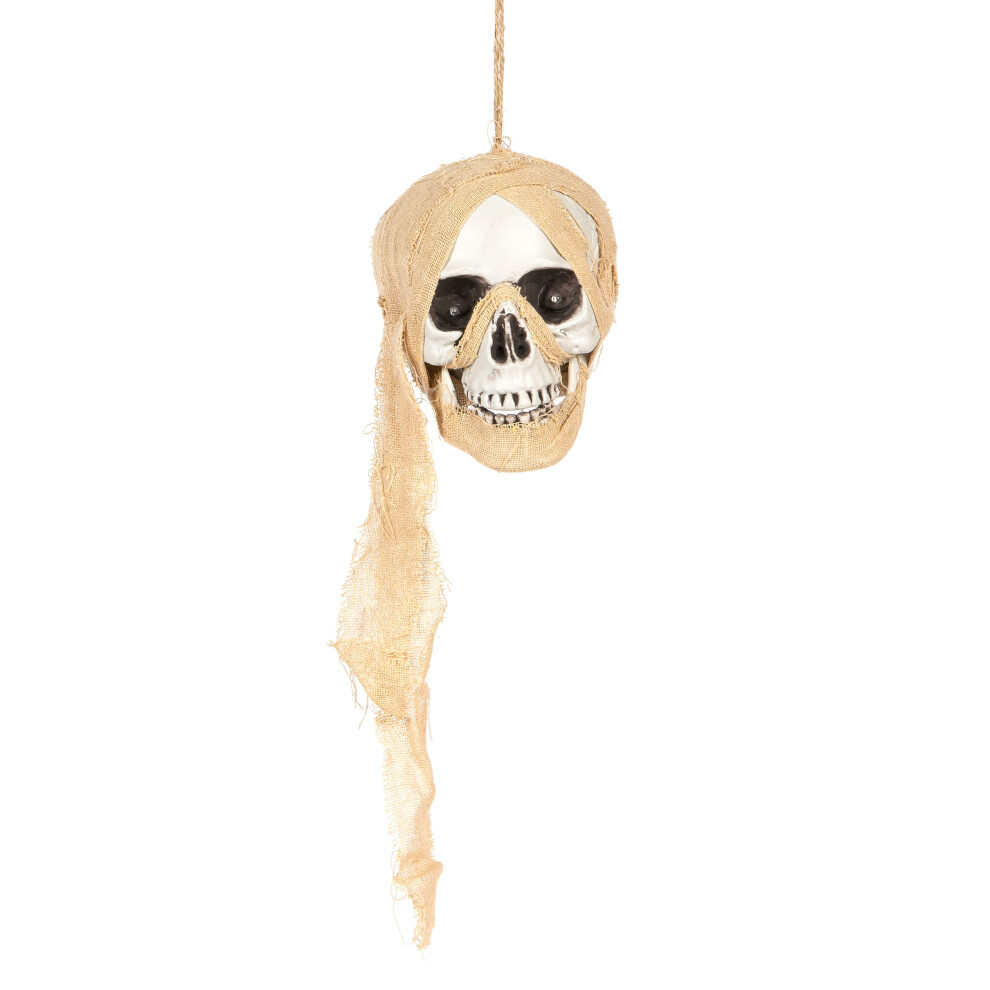 New Rubies Pirate Skull Decoration To Hang 53 Cm Light