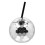 Rubies 650ml silver disco ball tumbler with straw 1