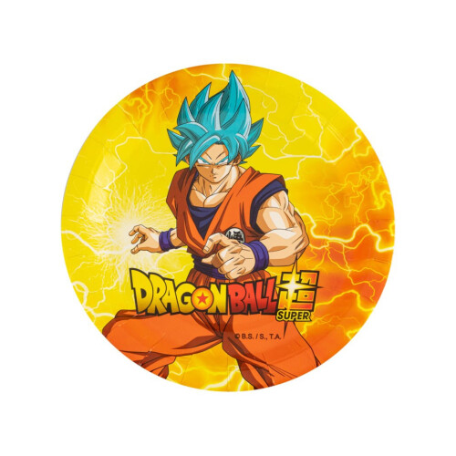Rubies 8 23cm Dragon Ball Z cardboard plates