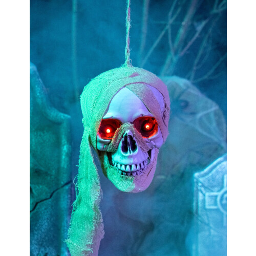 Rubies Pirate skull light decoration to hang 53 cm 2