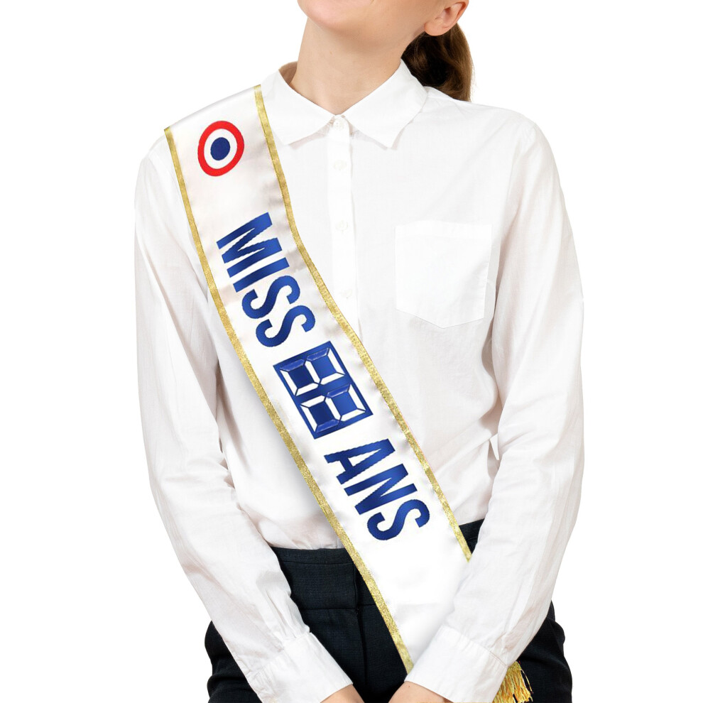 Rubies Customizable Miss Birthday Sash With Diploma And Felt