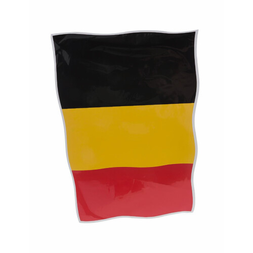 Rubies Belgium car sticker 22 x 33 cm