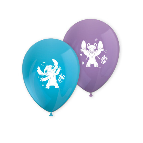Rubies 8 Stitch latex balloons