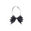 Rubies Adult black batwing bow tie 1