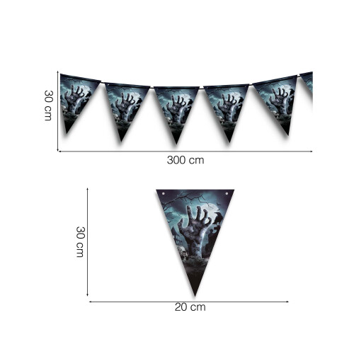 Rubies Cemetery Returning Pennant Garland 300 cm 1